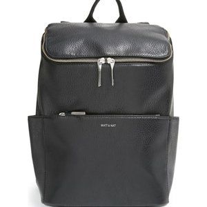 Matt and Nat Vegan Leather Black Dean Backpack